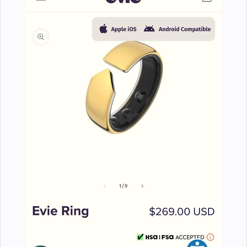 EVIE Gold Ring with Elegant Design